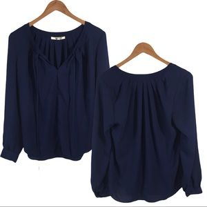 WS368 Daniel Rainn Trendy Flow Career Blouse Top M